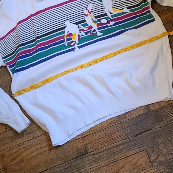 VINTAGE PLAYERS BY VAN HEUSEN TENNIS SWEATER - Picture 4 of 7